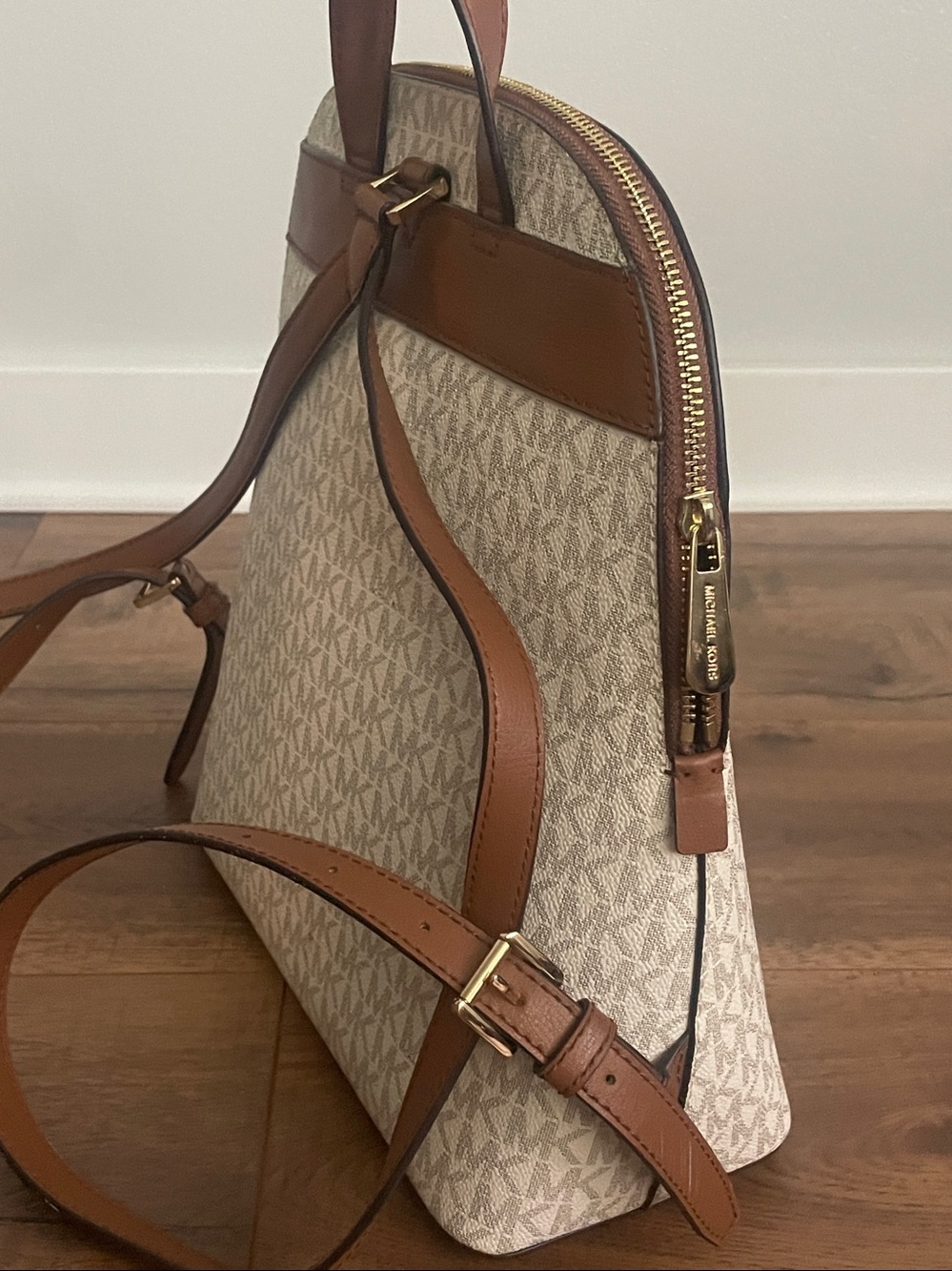 Michael Kors Emmy Large Dome Backpack $550 - Picture 4 of 14